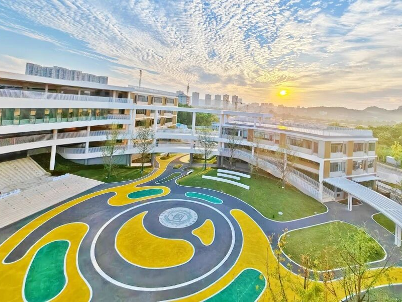 宜昌优德外国语学校校园全景
