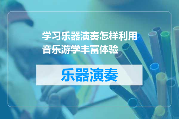 学习乐器演奏怎样利用音乐游学丰富体验