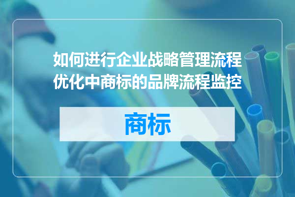 如何进行企业战略管理流程优化中商标的品牌流程监控