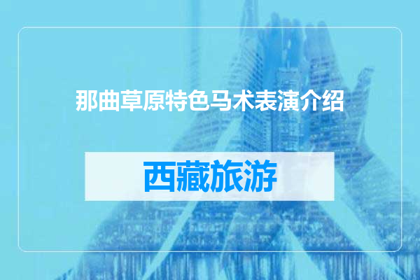 那曲草原特色马术表演介绍