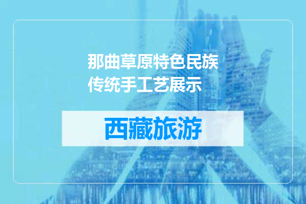 那曲草原特色民族传统手工艺展示