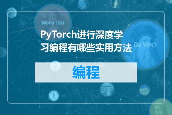 PyTorch进行深度学习编程有哪些实用方法